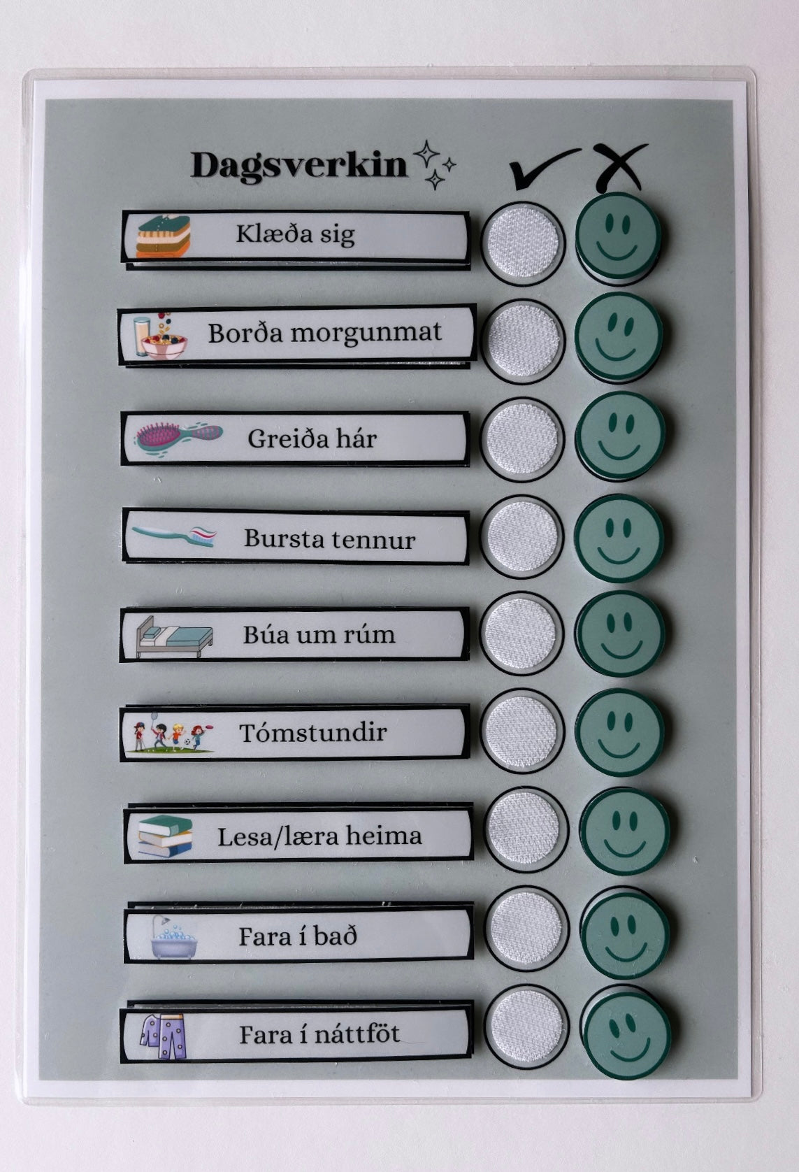 Dagsverkin með myndum - 19 verkefni