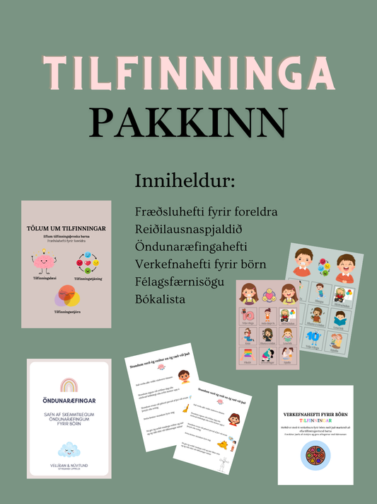 TILFINNINGA PAKKINN (prentað og plastað)